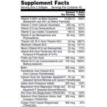 NOW Foods - Adam Multiple Vitamin Softgels 90 caps Now foods